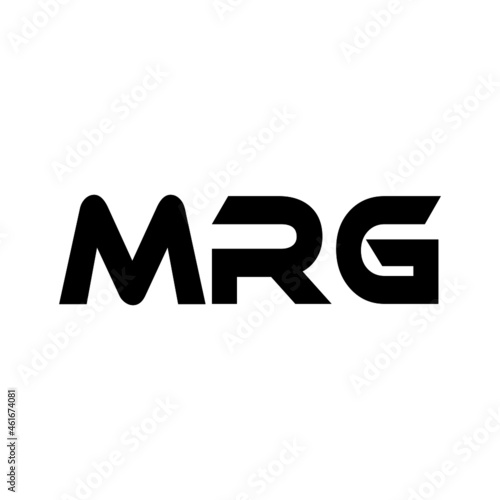 MRG letter logo design with white background in illustrator, vector logo modern alphabet font overlap style. calligraphy designs for logo, Poster, Invitation, etc.