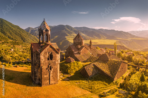 Εκτύπωση καμβά Aerial view of a picturesque Haghpat monastery complex in Lori region of Armenia