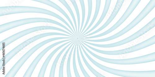 abstract blue background with rays. Swirling radial background. Vortex background. Helix background. Vector background.