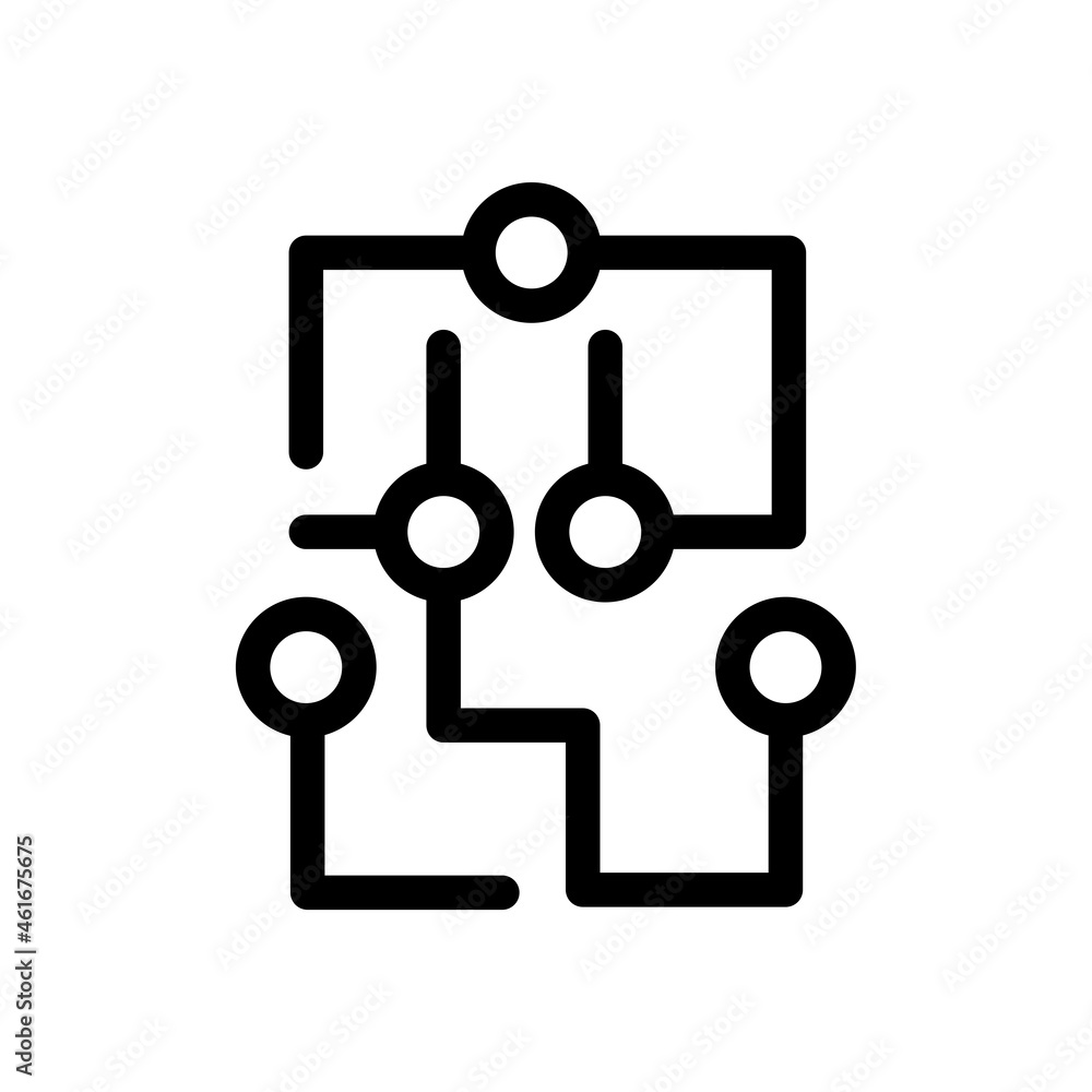 Chip icon isolated on white background. Circle chip icon for web site and app. Modern flat microchip symbol. Vector illustration, abstract concept Chip icon isolated on white background. Circle chip icon for web site and app. Modern flat microchip symbol. Vector illustration, abstract concept