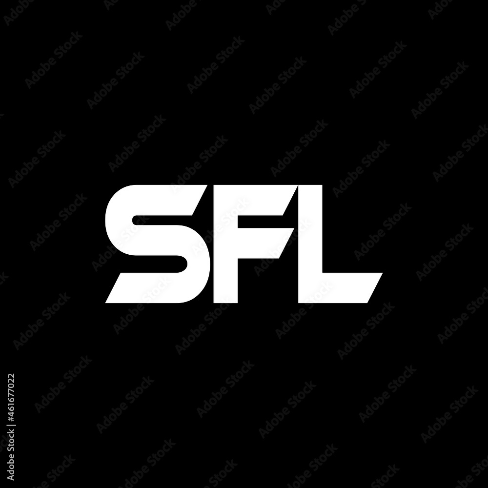SFL letter logo design with black background in illustrator, vector logo modern alphabet font overlap style. calligraphy designs for logo, Poster, Invitation, etc. SFL letter logo design with black background in illustrator, vector logo modern alphabet font overlap style. calligraphy designs for logo, Poster, Invitation, etc.