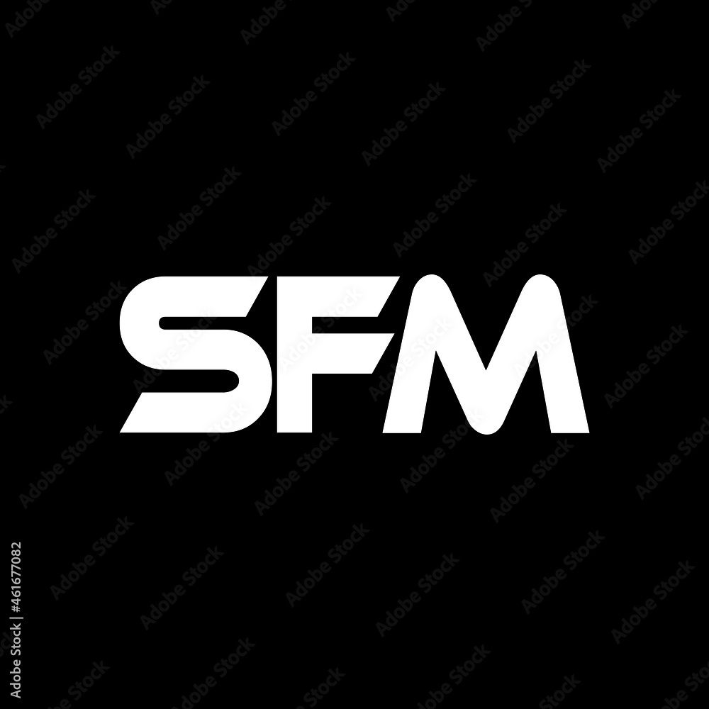 SFM letter logo design with black background in illustrator, vector logo modern alphabet font overlap style. calligraphy designs for logo, Poster, Invitation, etc. SFM letter logo design with black background in illustrator, vector logo modern alphabet font overlap style. calligraphy designs for logo, Poster, Invitation, etc.