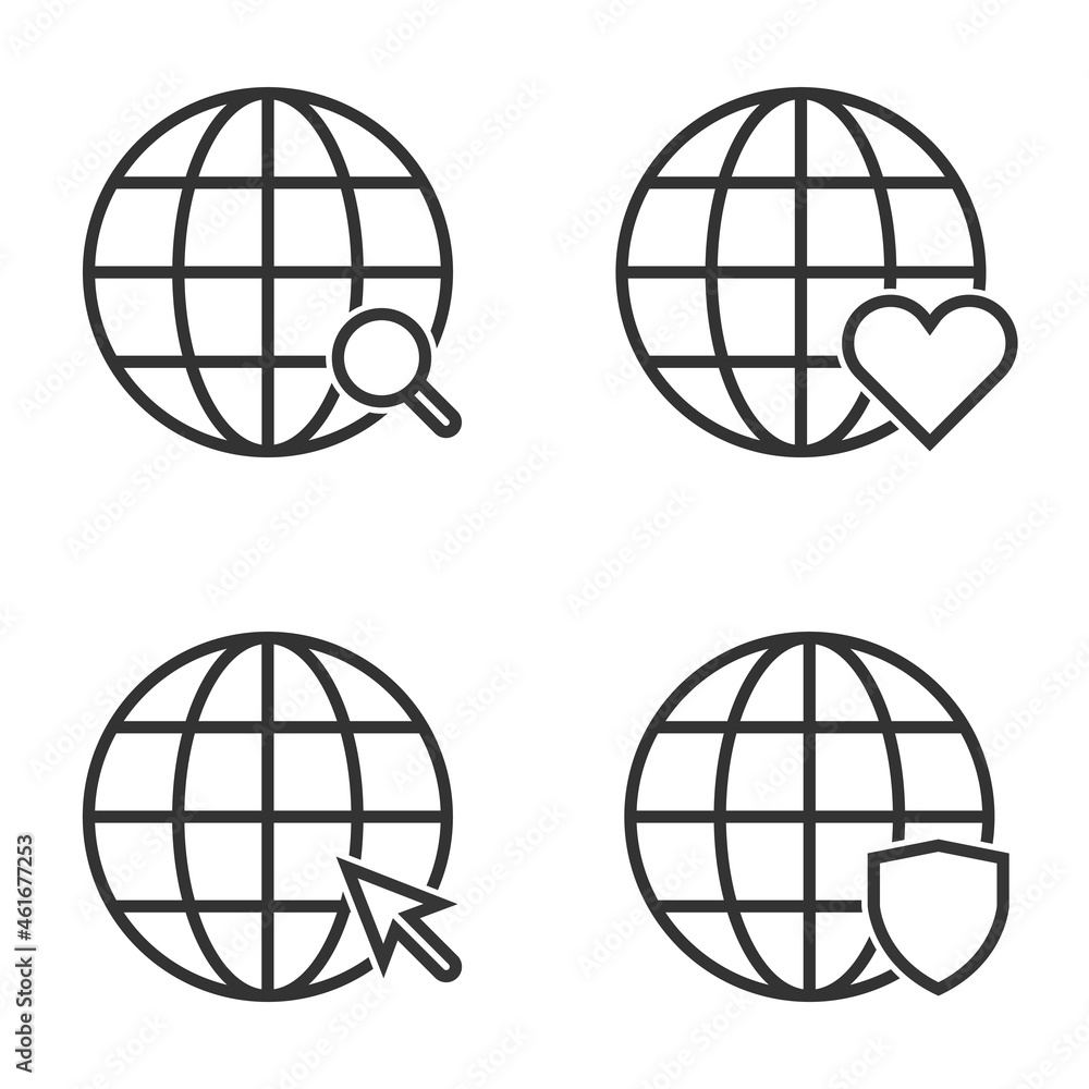 http icon isolated http icon isolated