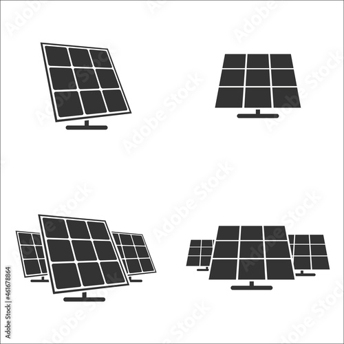 Vector illustration on the theme solar energy