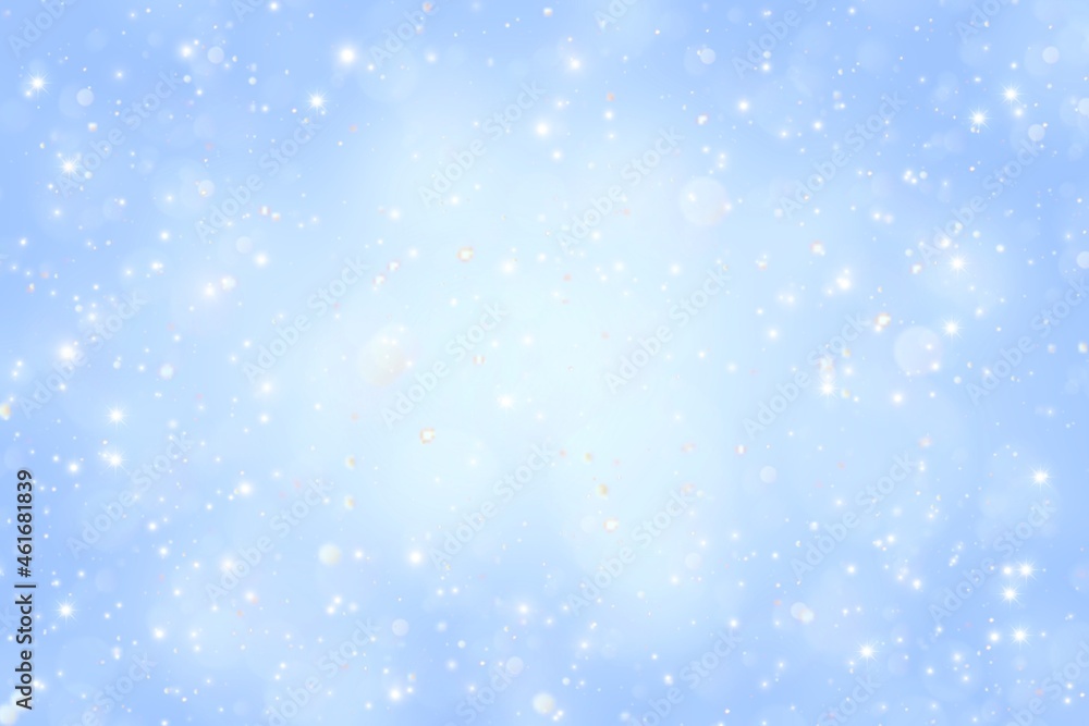 Fototapeta premium christmas snowy sky with stars ,abstract background