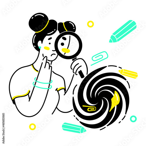 Page not found illustrations for website