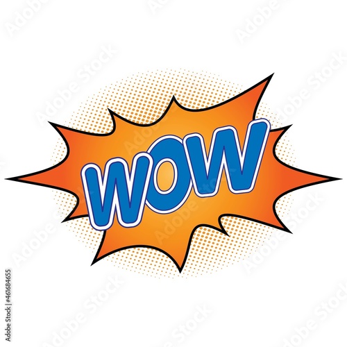 Comic speech bubbles with text