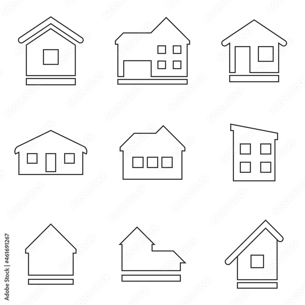 Vector illustration on the theme house