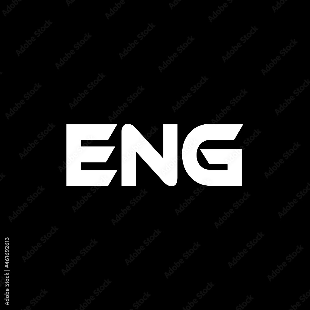 ENG letter logo design with black background in illustrator, vector logo modern alphabet font overlap style. calligraphy designs for logo, Poster, Invitation, etc. ENG letter logo design with black background in illustrator, vector logo modern alphabet font overlap style. calligraphy designs for logo, Poster, Invitation, etc.