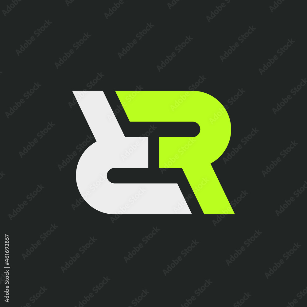 Letter R Monogram Abstract Logo Template for your business or company Letter R Monogram Abstract Logo Template for your business or company