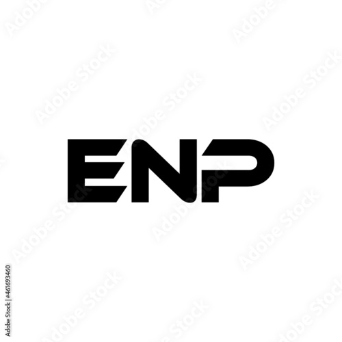 ENP letter logo design with white background in illustrator, vector logo modern alphabet font overlap style. calligraphy designs for logo, Poster, Invitation, etc.
