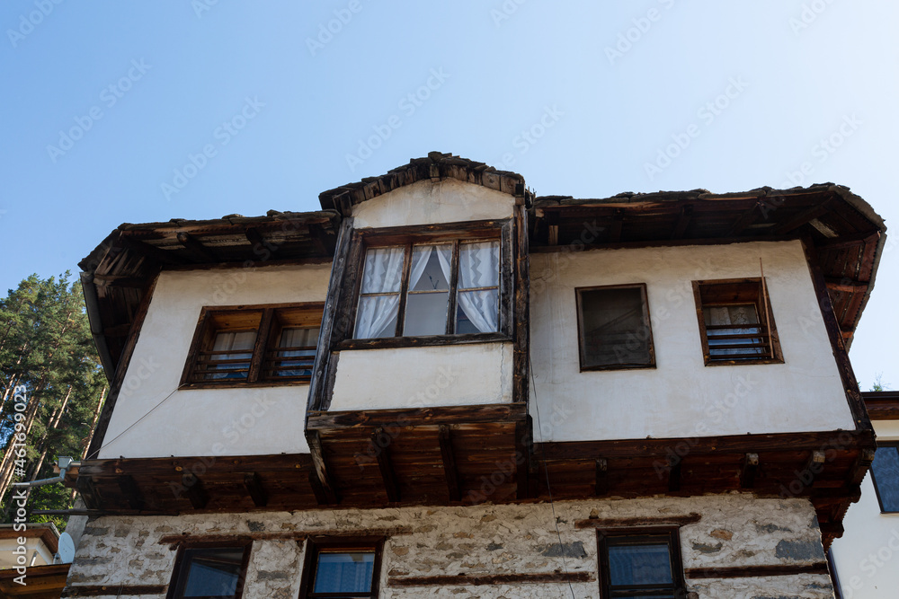 Old traditional stone house in small mountain village Old traditional stone house in small mountain village