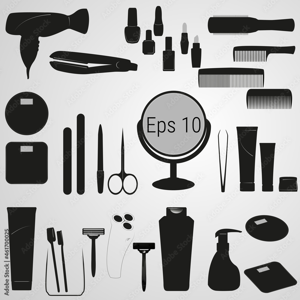 Fototapeta premium Vector illustration on the theme of Beauty