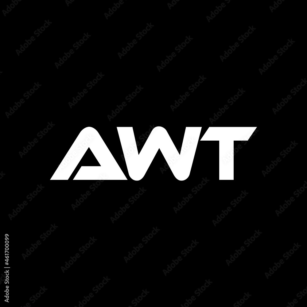 AWT letter logo design with black background in illustrator, vector logo modern alphabet font overlap style. calligraphy designs for logo, Poster, Invitation, etc. AWT letter logo design with black background in illustrator, vector logo modern alphabet font overlap style. calligraphy designs for logo, Poster, Invitation, etc.