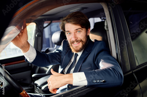 bearded man official passenger driver road success © SHOTPRIME STUDIO