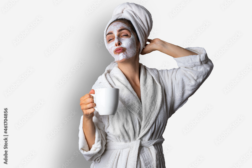 A beautiful young woman is relaxing while having SPA treatment A beautiful young woman is relaxing while having SPA treatment