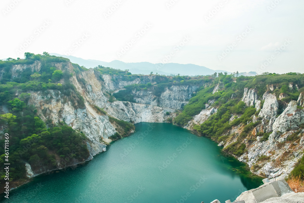 Scenery of Grand Canyon Chonburi in Thailand during the daytime