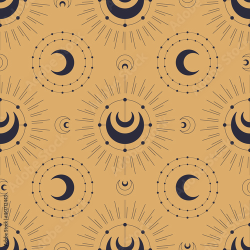 Celestial Mystic seamless pattern