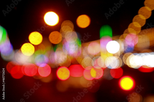 Wallpaper Mural Street lights Blurred street lights for background Torontodigital.ca