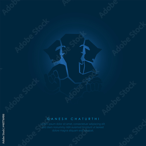 GANESH CHATURTHI - VECTOR ILLUSTRATION OF GANESH CHATURTHI FESTIVAL OF INDIA.VECTOR