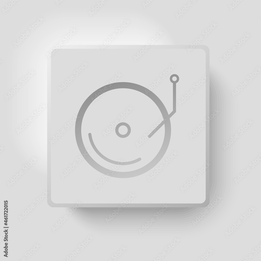 Music button design element for your website, page, template, layout. Graphic design creative element. Vector illustration. Music button design element for your website, page, template, layout. Graphic design creative element. Vector illustration.
