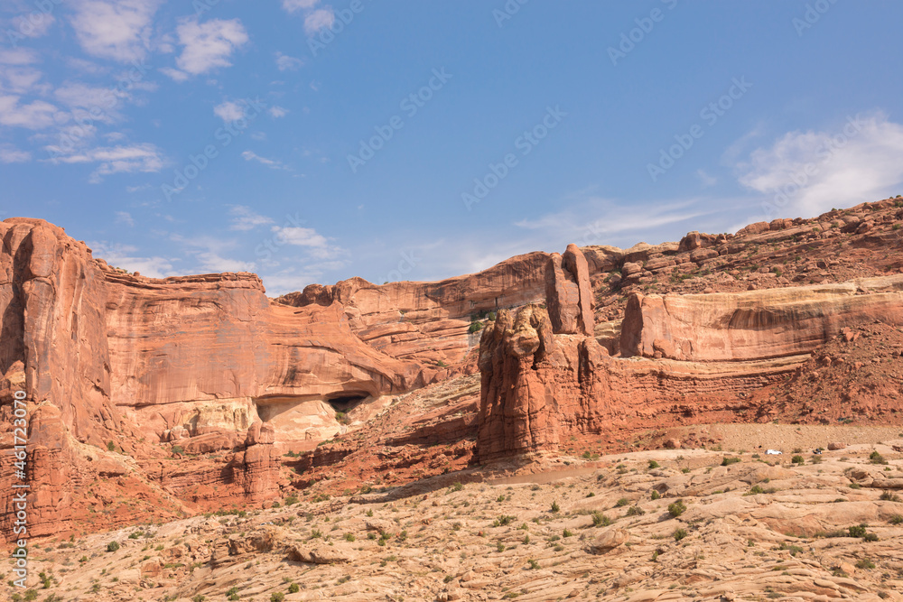 landscape in canyonlands National park in the united states of america