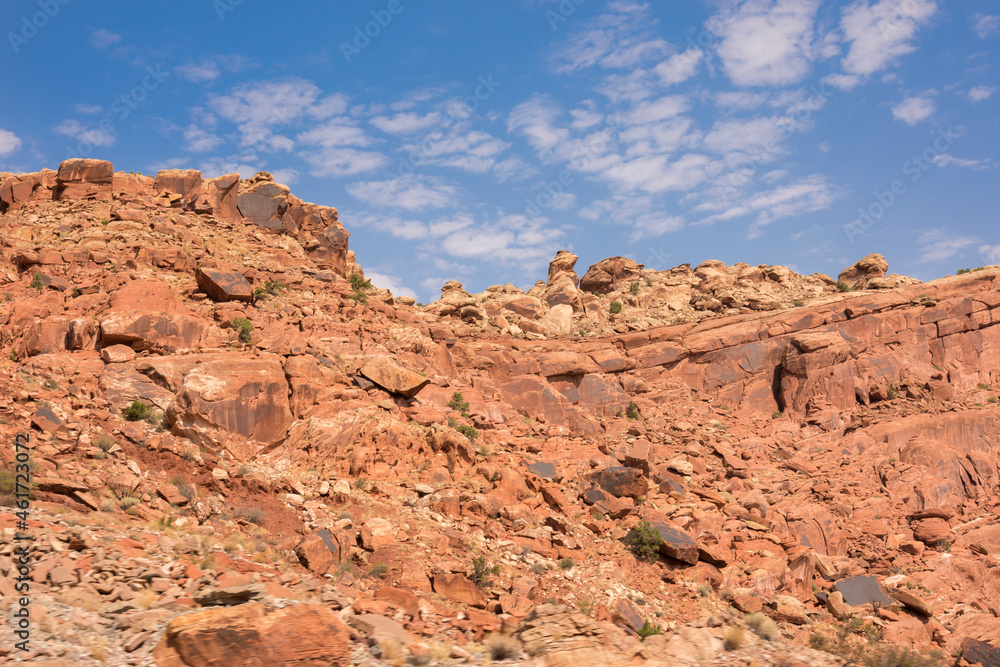 landscape in canyonlands National park in the united states of america