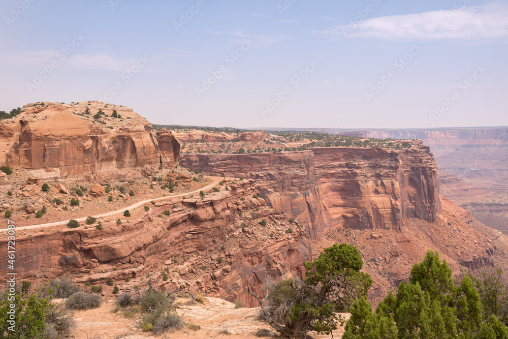 landscape in canyonlands National park in the united states of america