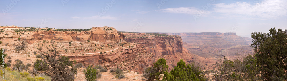 landscape in canyonlands National park in the united states of america landscape in canyonlands National park in the united states of america
