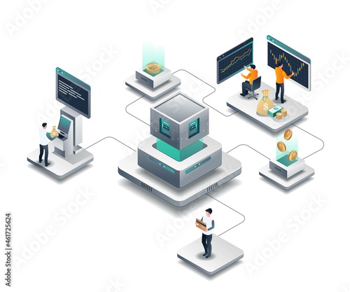 Bitcoin investment and trading process