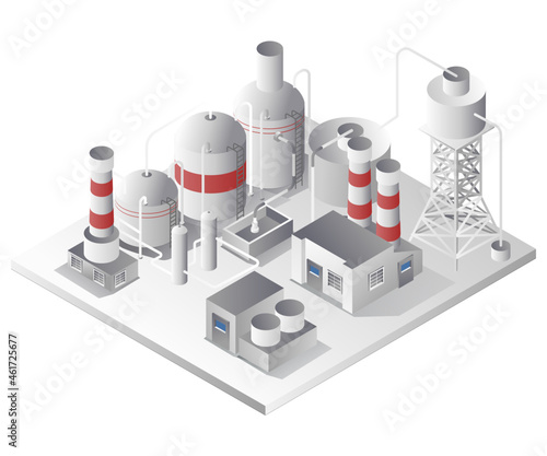 Bio gas industrial plant pipeline