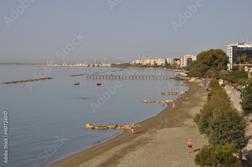 The beautiful Akti Olympion Beach Limassol in Cyprus
 photo