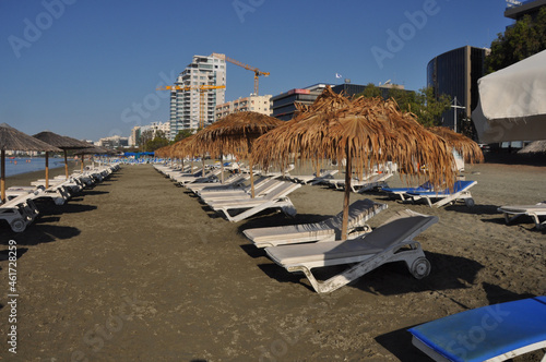 The beautiful Akti Olympion Beach Limassol in Cyprus
 photo