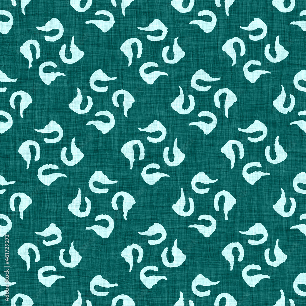 Aegean teal mottled rustic circle linen texture background. Summer dotted coastal living style. Light turquoise blue cloth effect textile seamless pattern. Washed out beach cottage fabric material. Aegean teal mottled rustic circle linen texture background. Summer dotted coastal living style. Light turquoise blue cloth effect textile seamless pattern. Washed out beach cottage fabric material.