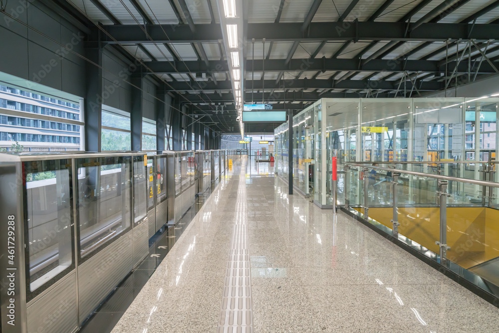 Subway station in chongqing ,china Subway station in chongqing ,china
