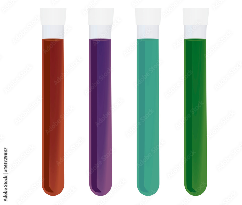 Isolated test tube. vector illustration Isolated test tube. vector illustration