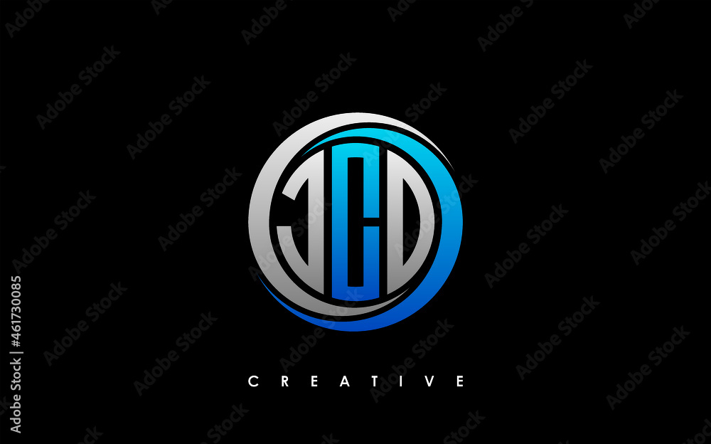 JCD Letter Initial Logo Design Template Vector Illustration JCD Letter Initial Logo Design Template Vector Illustration
