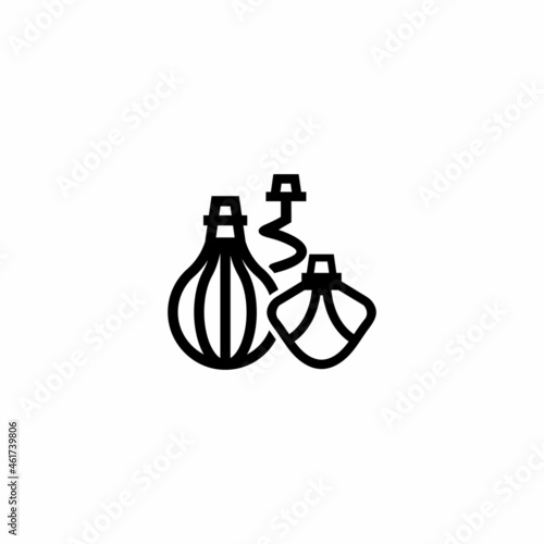 Kitchen stand mixer attachments icon. Mixer accessories. Flat beater. Wire whip. Dough hook.