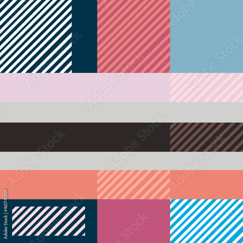 Abstract geometric pattern background, vector square and lines color art design. Applicable for Banners, Placards, Posters, Flyers etc