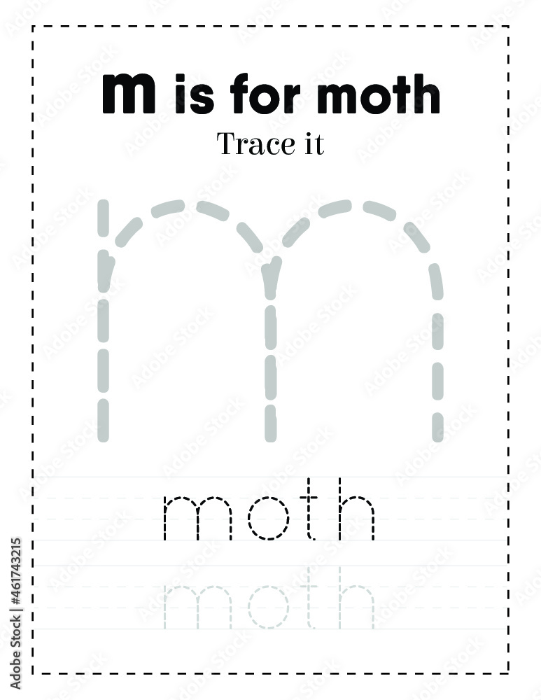 BIG Alphabet Letter Tracing Worksheet For Preschoolers and Toddlers BIG Alphabet Letter Tracing Worksheet For Preschoolers and Toddlers