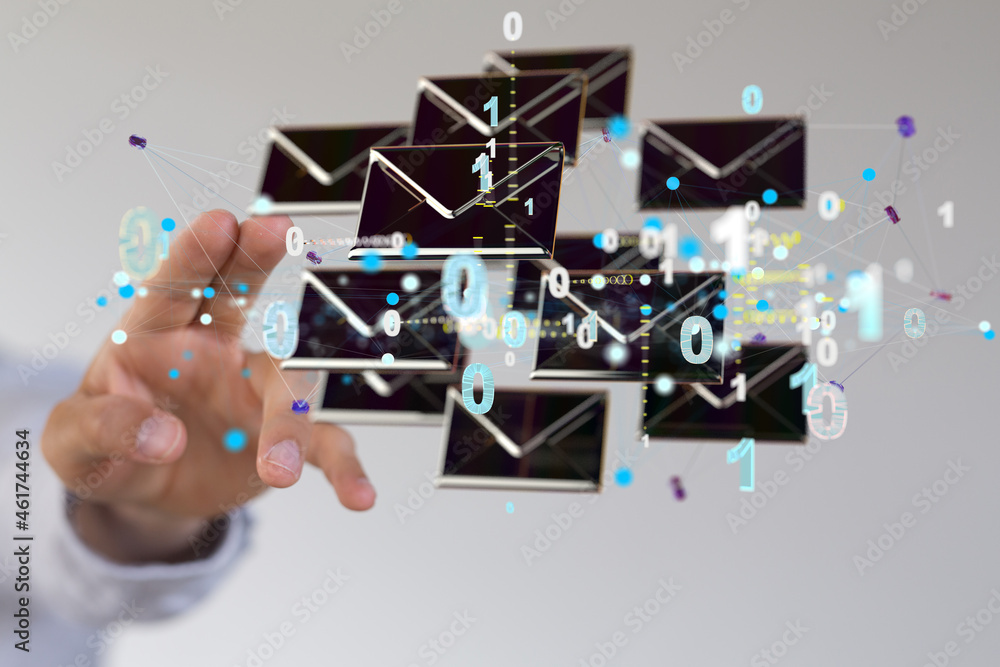 express envelope and parcel abstract technology background. Business quantum internet network communication and high speed parcel express envelope and parcel abstract technology background. Business quantum internet network communication and high speed parcel