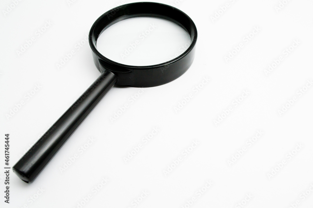 magnifying glass isolated white background magnifying glass isolated white background