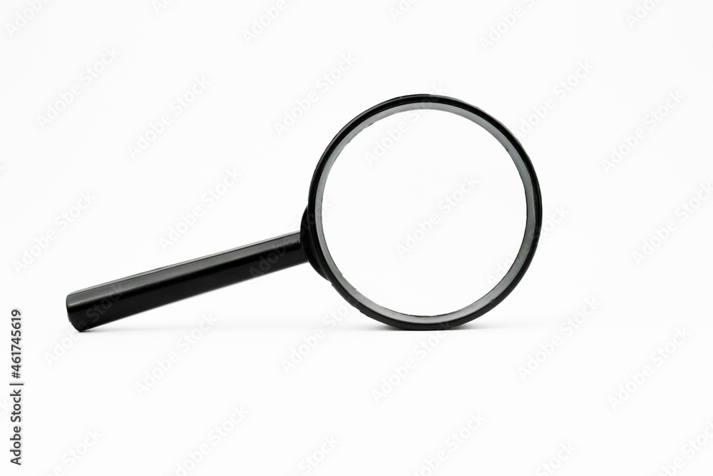 magnifying glass isolated white background magnifying glass isolated white background