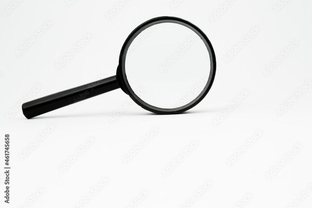 magnifying glass isolated white background magnifying glass isolated white background