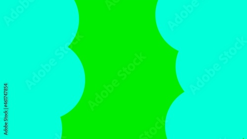 Green schreen effect light blue photo