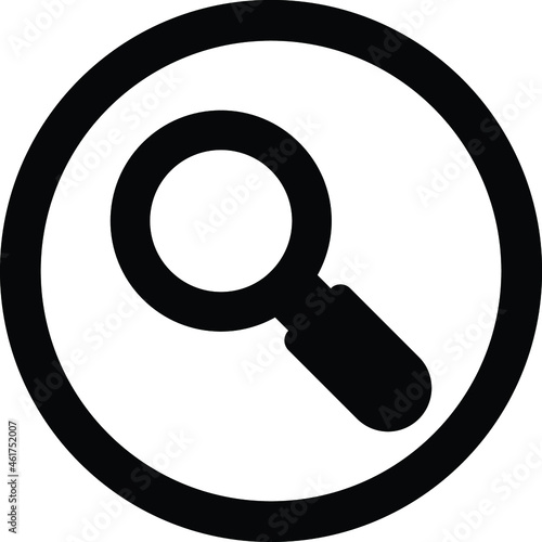 Magnifier Vector icon that can easily modify or edit

