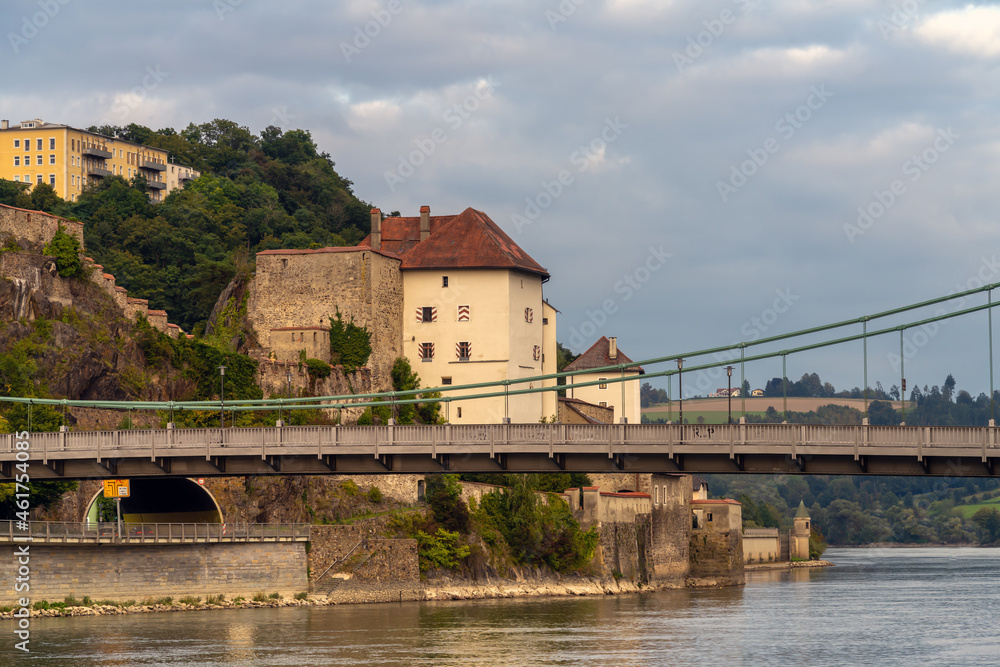 Passau, Lower Bavaria, Germany, Also known as the Dreiflüssestadt ( Passau, Lower Bavaria, Germany, Also known as the Dreiflüssestadt (