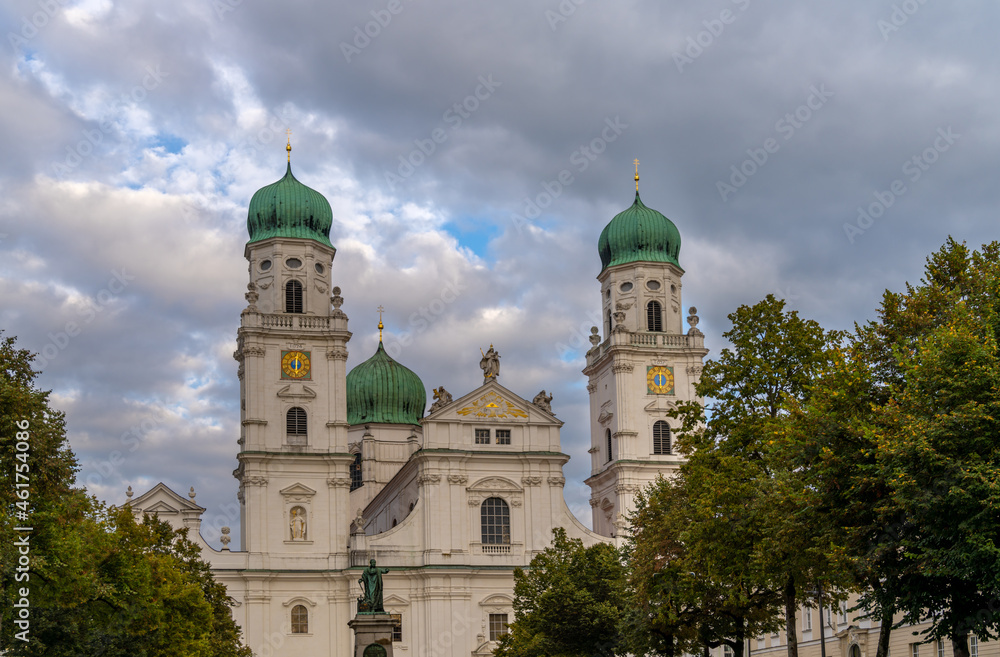 St. Stephen's Cathedral (Dom St. Stephan) Passau, Lower Bavaria, Germany, Also known as the Dreiflüssestadt (