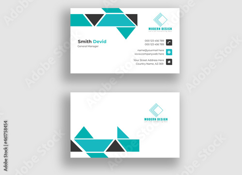 Modern creative professional Business card design template