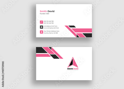 Modern creative professional Business card design template